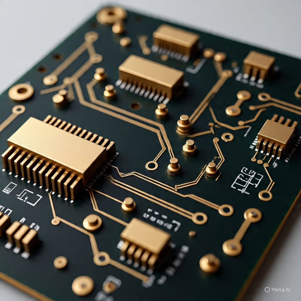 circuit boards use black and gold make (1)